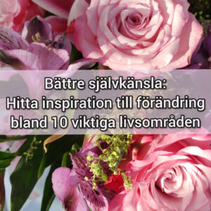 Bättre självkänsla: Hitta inspiration till förändring bland 10 viktiga livsområden